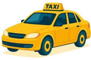 Taxi seitlich